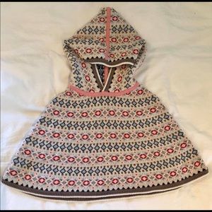 Stunning Hannah Anderson hooded cape/shawl sweater